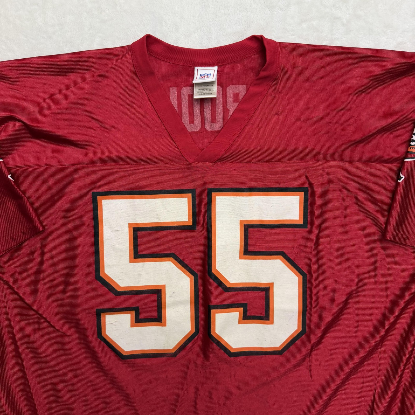 NFL Tampa Bay Buccaneers Derrick Brooks Jersey Mens 2XL Red NFL Football 55 thumbnail 2