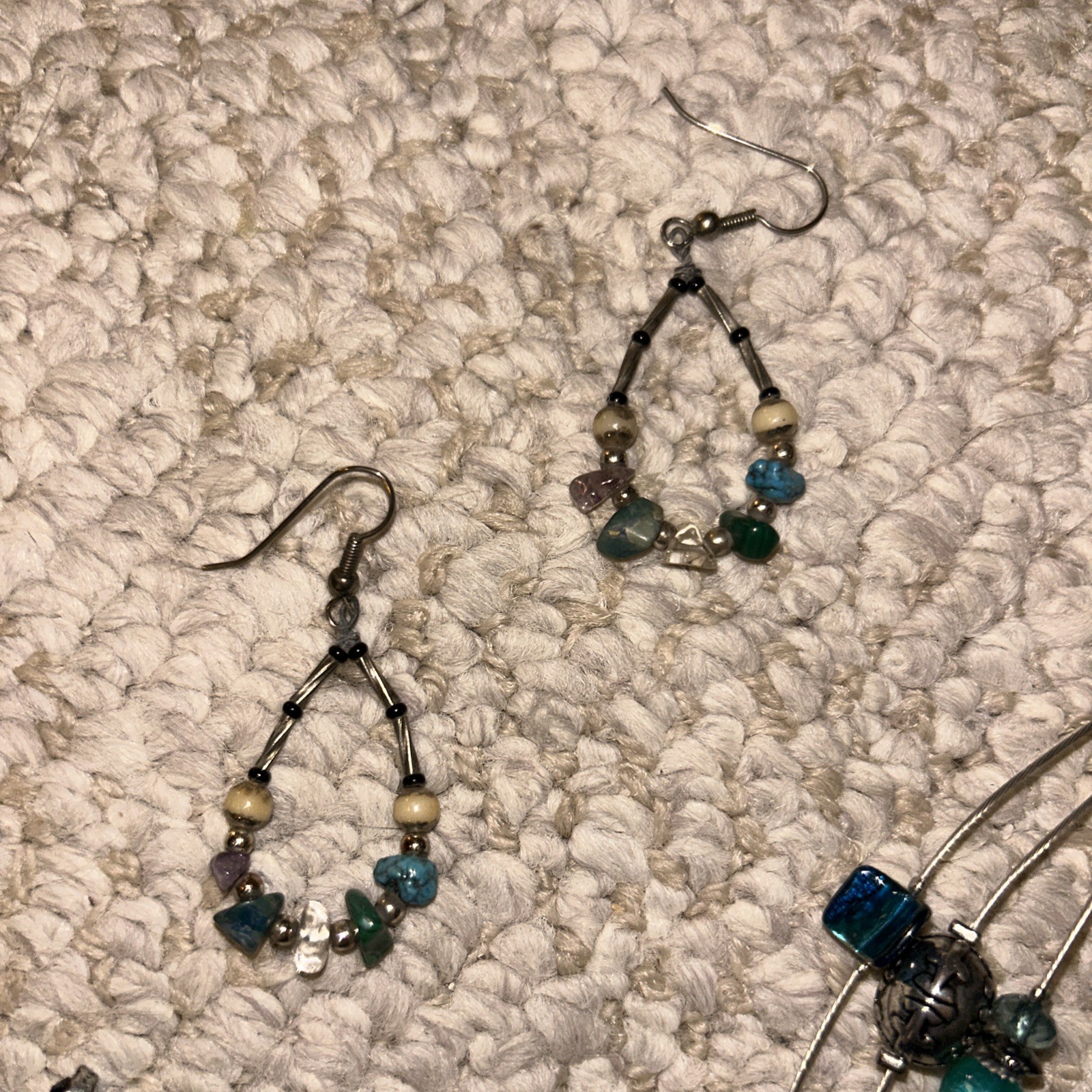 Ruby Rd. MultiStrand Necklace 2 Sets Earrings Aqu… - image 4