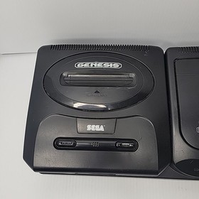 Sega CD Console MK-4102A W/ Genesis 1 Controller & Wires *Cartridges Don't Work*