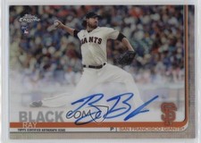 2019 Topps Chrome Rookie Refractor 345/499 Ray Black #RA-RB Auto 4f5