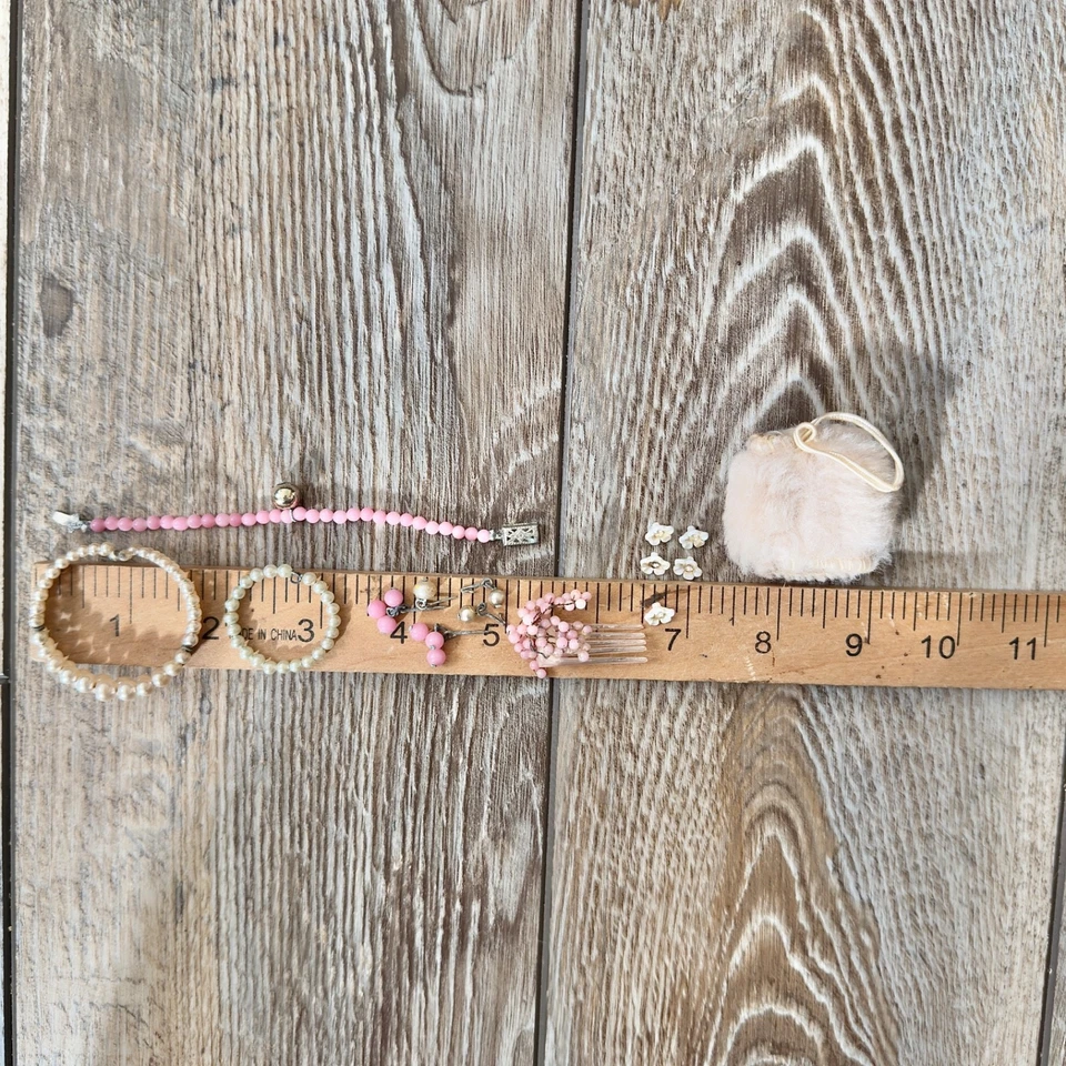 Vintage Doll Accessories Jewelry Lot Cissy? Miss Revlon? Toni? Ginny? - Image 3 of 4