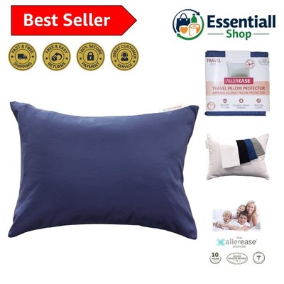 AllerEase Ultra Soft Advanced Allergy Protection Machine Washable Durable Zip...