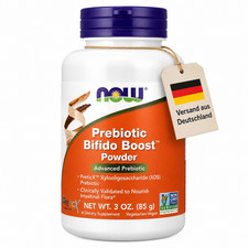 NOW Foods Prebiotic Bifido Boost Pulver 85 g PreticX XOS Präbiotikum Vegan