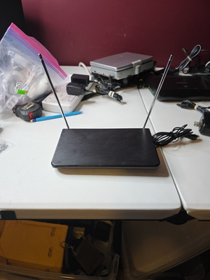 #ad GE 14845 Amplified Indoor Antenna Low Profile Low Profile TESTED AND WORKING $9.00