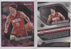 2024-25 Panini Prizm Black Purple Ice Prizm /149 Reed Sheppard #145 Rookie RC