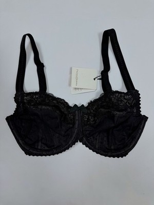Prima Donna Couture Black 3-Part Full Cup Underwire Bra Size UK 32F /EU 70F