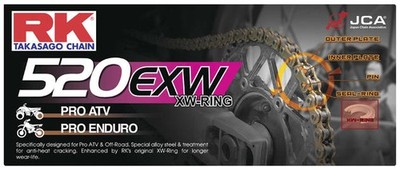 RK 520 EXW Sealed Offroad Chain 120 Links Natural