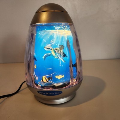 Y2K Rabbit Tanaka Rotating Motion Saltwater Fish Aquarium Night Light Works