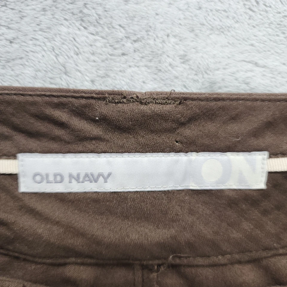 Antigua Falda Azul Marino Para Mujer 10 Marrón Lápiz Corte Recto Mini Elastizada Oficina Preppy Foto 3 de 4