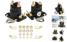 12V (2pcs) Solenoid Perfect Match: Relay Solenoid for Mercruiser Mercury