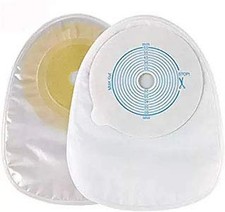 Disposable Colostomy Bags One-Piece Closed Stoma Bag Ostomy,Max Cut to Fit 20...