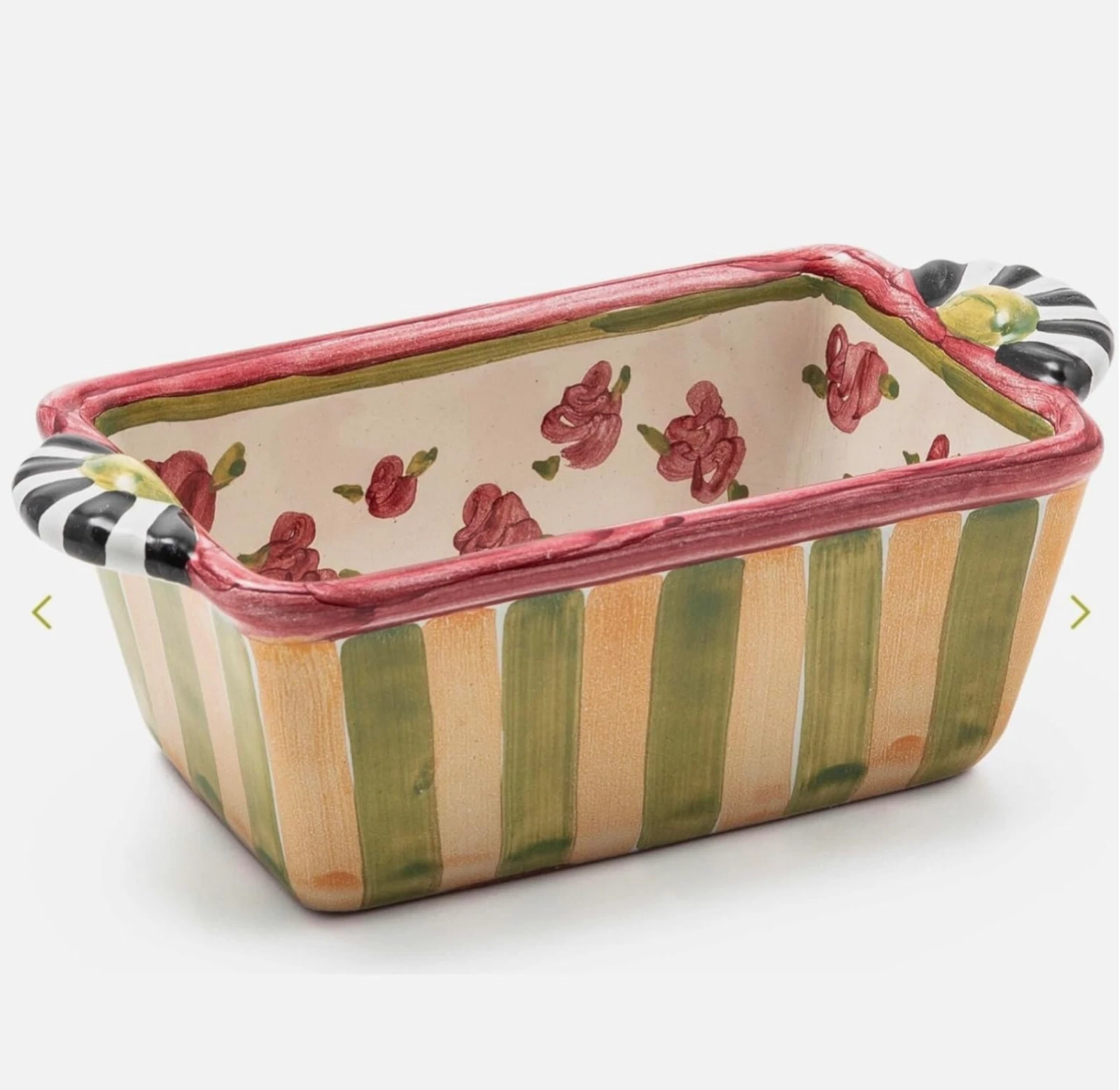 Mackenzie Childs Little Loaf Pan Retired Collection
