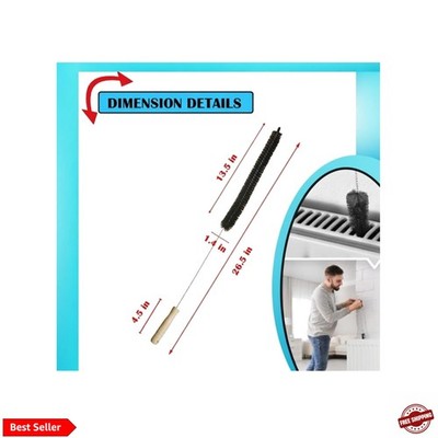 Dryer Vent Cleaner Kit   Flexible Lint Brush for Household Cleaning, Long Ref...