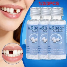 Temporary Tooth Repair Kit Beads Fix Broken False Teeth Fill Gaps Dental Denture