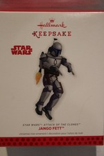 Hallmark 2013 Star Wars Attack Of The Clones Jango Fett Christmas Ornament