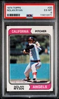 NOLAN RYAN 1974 TOPPS BASEBALL CARD #20 PSA 6 EX/NM ANGELS HOF CENTERED