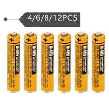 HHR-65AAABU AAA NI-MH Rechargeable Battery for Panasonic Cordless Phones 630mAh