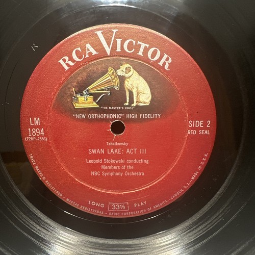 Tschaikowsky Schwanensee Apostelgeschichte II und III Leopold Stokowski LM-1894 Vinyl MONO - Bild 5 von 5