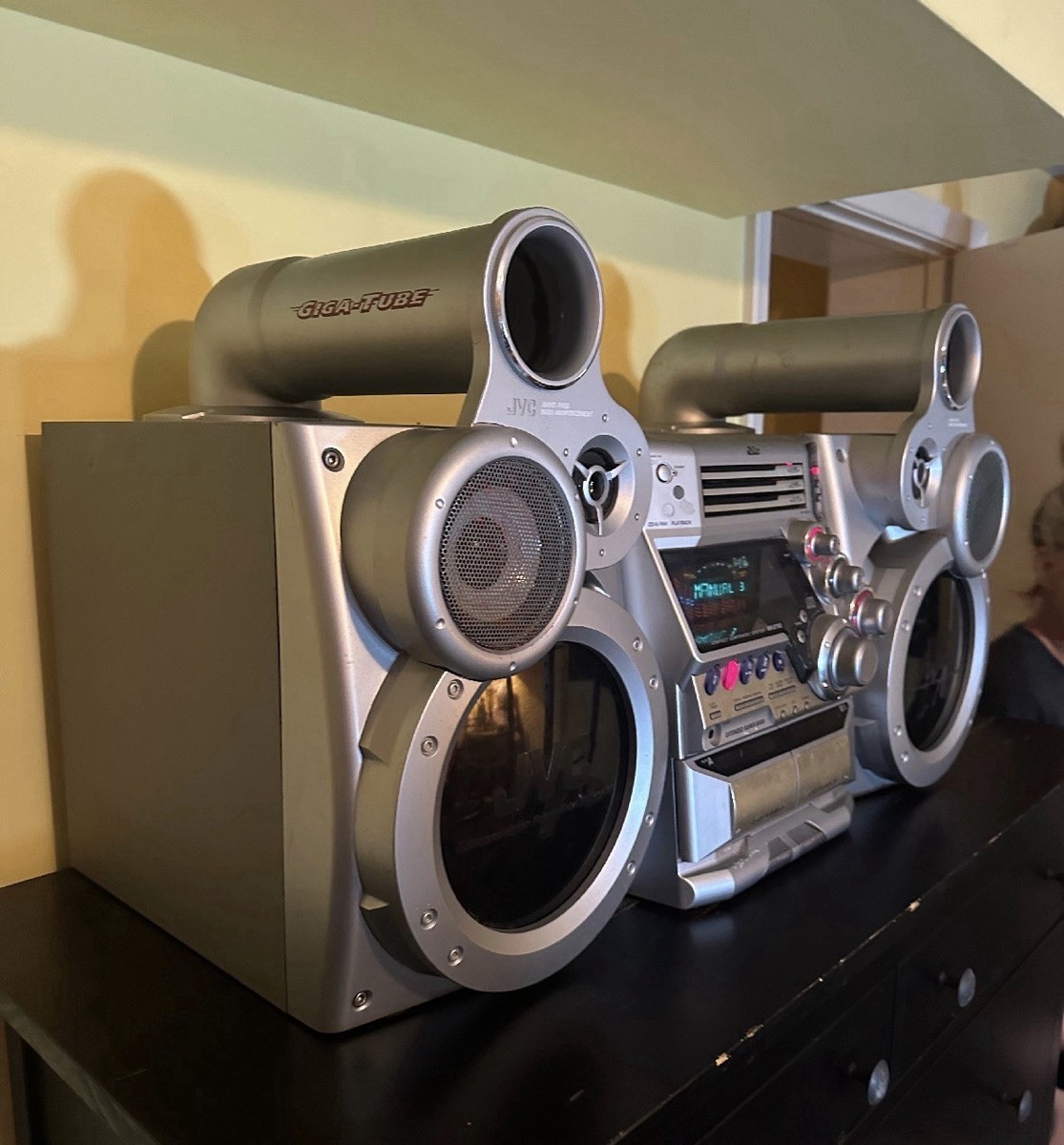 JVC Compact Stereo System MX-GT90 CD Dual Cassette Freshly