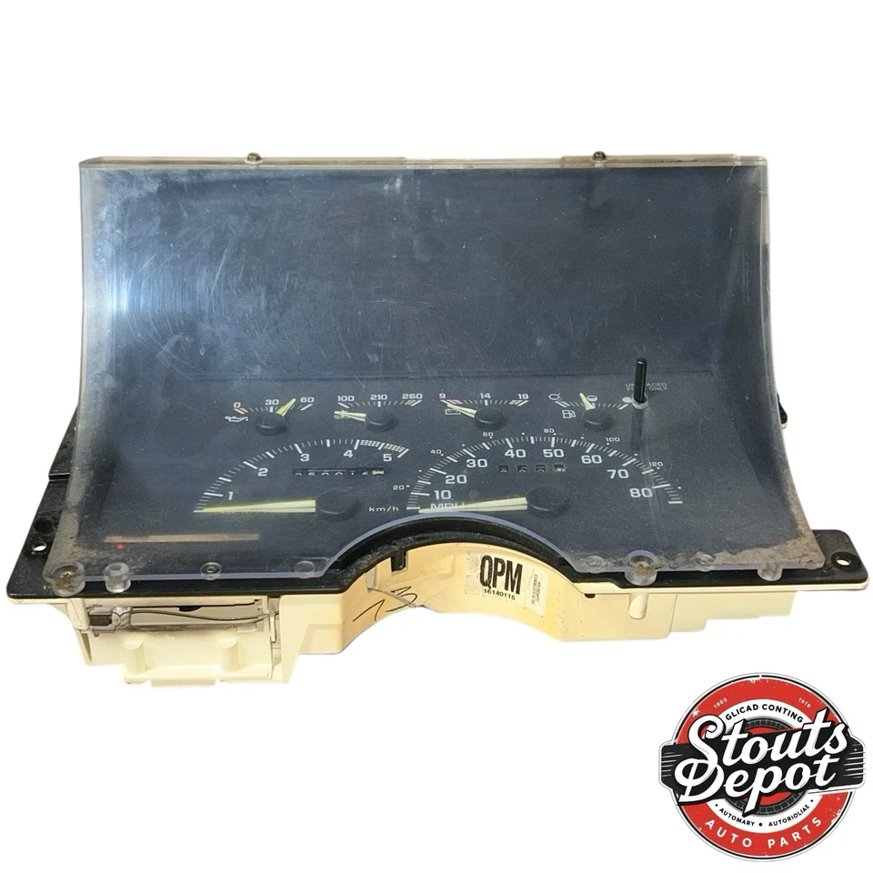 Оригинальная приборная панель спидометра 92-93 Chevy C1500 C2500 C3500 16140015 259K - Изображение 2 из 4