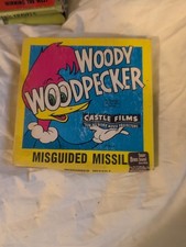 Vintage Castle Films Woody Woodpecker 510 What's Sweeping 8mm Cartoon