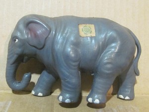 Vintage Celluloid Elephant Bear & Cow Figurines Made in Japan Passed NCWUTA