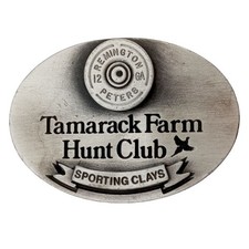 Tamarack Farm Belt Buckle Hunt Club Sporting Clays Remington Amenia NY New York