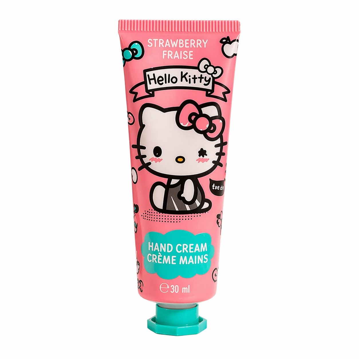Hello Kitty 2 in 1 Natural Hand & Nail Cream - Sweet Strawberry Scented (30Ml)