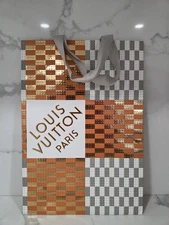 LOUIS VUITTON,  LEGO Shopping Tote Authentic Empty Paper Gift Bag, 14x9¾x4 EUC