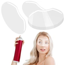 50 Pcs Plastic Face Eye Shield Visor Makeup Protector for Haircuts