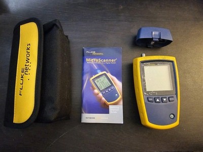 Fluke Networks MicroScanner2 Cable Verifier With Case (MS2-100)