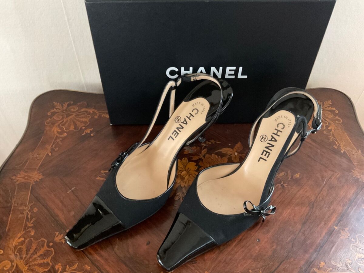CHANEL SLINGBACK SIZE 39 | eBay CHANEL SLINGBACK SIZE 39 | eBay