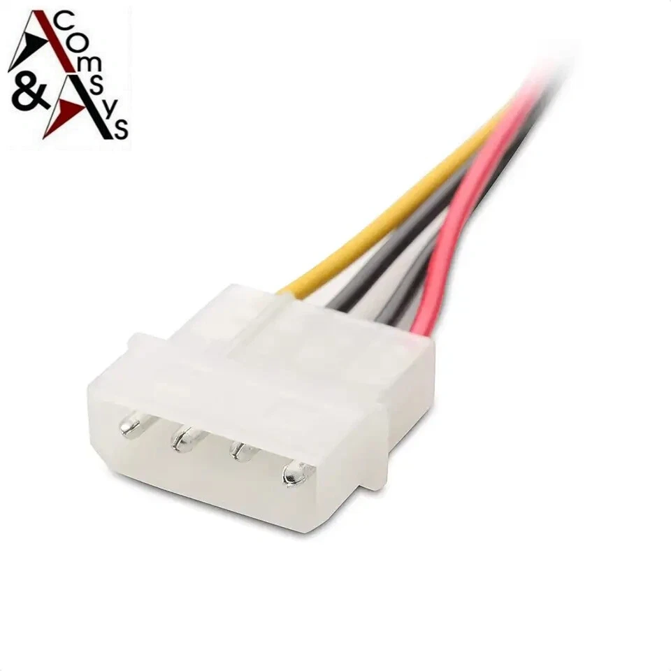 Netzteil 12V+5V 2A IDE SATA Festplatten CD DVD Brenner Molexstecker + Stromkabel - Bild 4 von 4