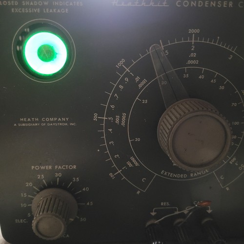 Vintage Heathkit Model C3 Condenser Checker Leakage Tester Used Untested - Picture 5 of 13
