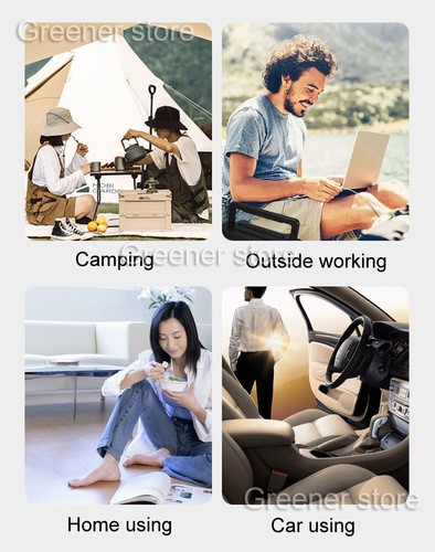5000 BTU Portable Air Conditioner w/ Remote Control Outdoor Camping RVs Home Use - Picture 10 of 16