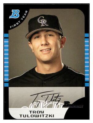 2005 Bowman Draft Picks & Prospects #BDP105 Troy Tulowitzk Rookie RCi