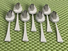 Oneida WYNDHAM/DISTINCTION Stainless 7 Fruit/Orange Spoons USA Flatware A53G