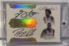 2017 Panini Flawless Collegiate De'Aaron Fox + Bam Adebayo Autos #DS-BDA - 1/10
