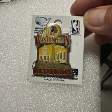 Vintage 1996 Washington Redskins DC Capitol Pin NFL Imprinted Products Football