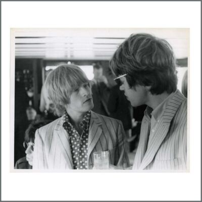 The Rolling Stones Mick Jagger Brian Jones 1960s Promotional Photograph (UK)