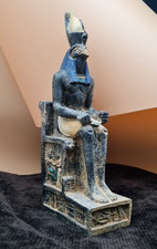 Rare Ancient Egyptian Pharaonic Statue Horus BC Antique Antiques Collectible