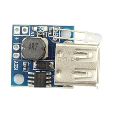 Mini 3A Step up Power Supply Module DC-DC 3V to 5V Boost With Battery Indicator