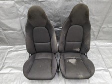 2001-2005 Mazda Miata Mx-5 Oem Black Cloth Seats Pair 01-05 2001-2005 Mazda Miata Mx-5 Oem Black Cloth Seats Pair 01-05