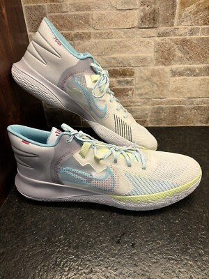 Nike Men s Kyrie Flytrap 5 Basketball Shoe Gray Fog Blue Chill Sz 18 - NWOB!