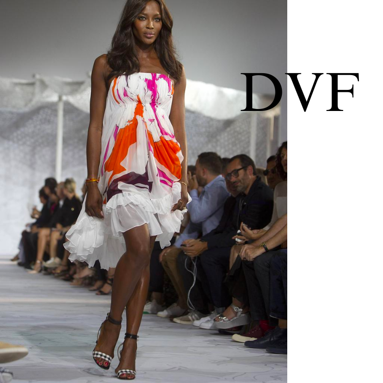 white christmas dresses 2000s DIANE VON FURSTENBERG Rose Silk Chiffon Slip Dress & Scarf main image 0