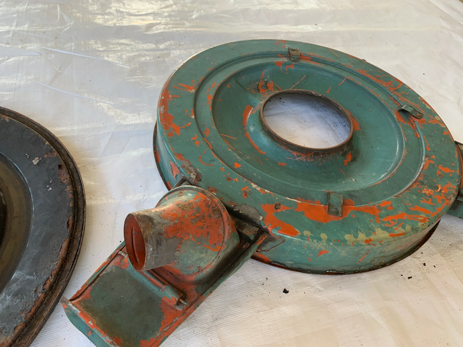 Mopar Dual Snorkel Air Cleaner 383 440 4 Barrel Carb Carburetor Cuda