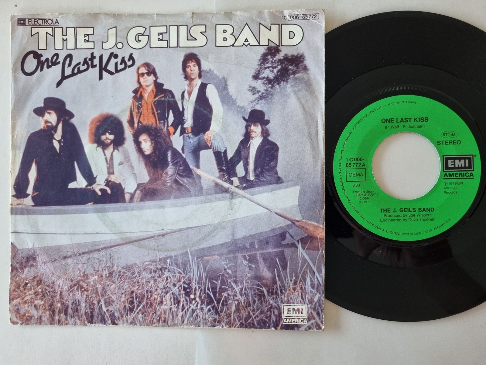 The J. Geils Band - One Last Kiss 7'' Vinyl Germany