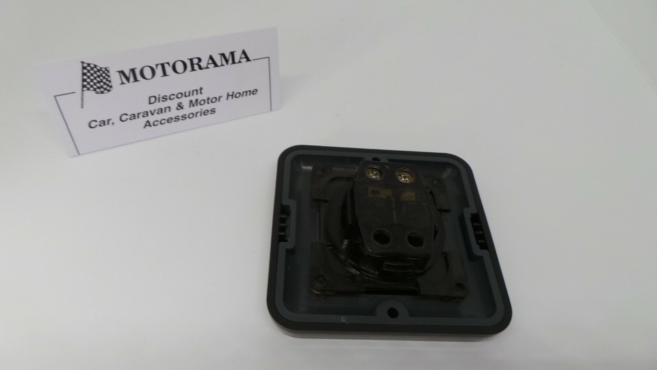 CARAVAN/MOTORHOME/BOAT C-LINE/CBE 12 VOLT SINGLE SWITCH BLACK FACIA ...