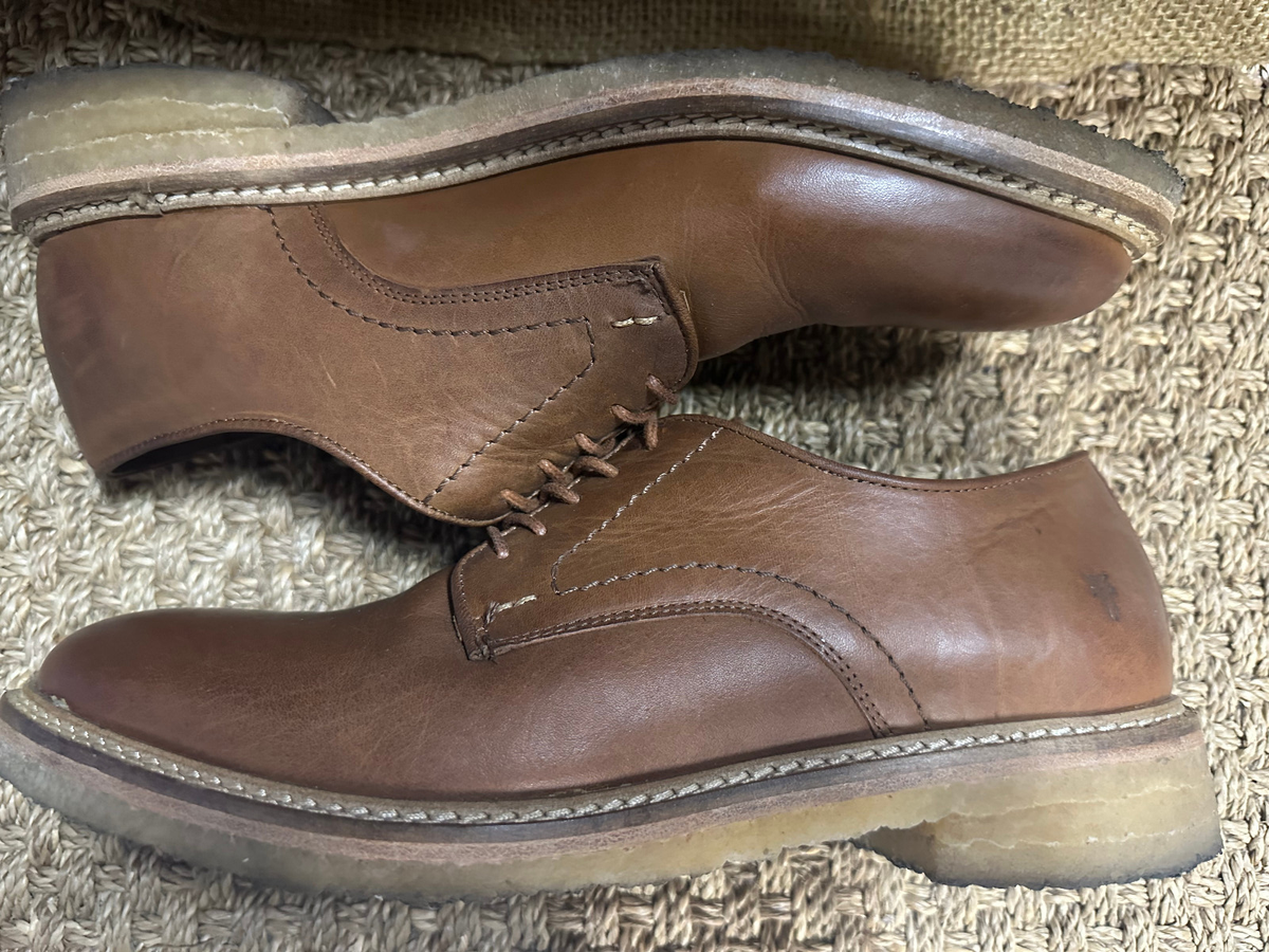 FRYE CARTER OXFORD BARK LEATHER SHOES | eBay display picture 1