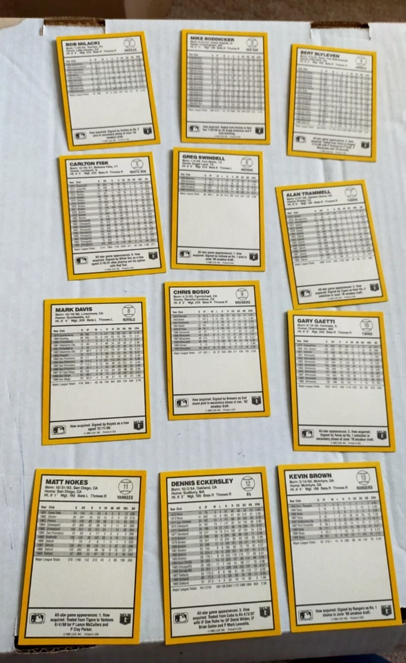 1990 Donruss Baseball's Best of American League Baseball Cards-Please pick - Image 2 of 4